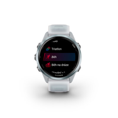 (SK) Garmin Forerunner 570 42mm, Cloud Blue, Whitestone