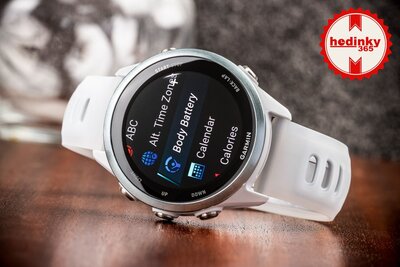 (SK) Garmin Forerunner 570 42mm, Cloud Blue, Whitestone