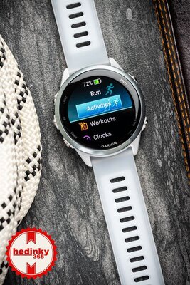 (SK) Garmin Forerunner 570 42mm, Cloud Blue, Whitestone
