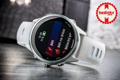 (SK) Garmin Forerunner 570 42mm, Cloud Blue, Whitestone