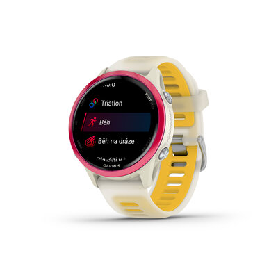 (SK) Garmin Forerunner 570 42mm, Raspberry, Bone/Mango