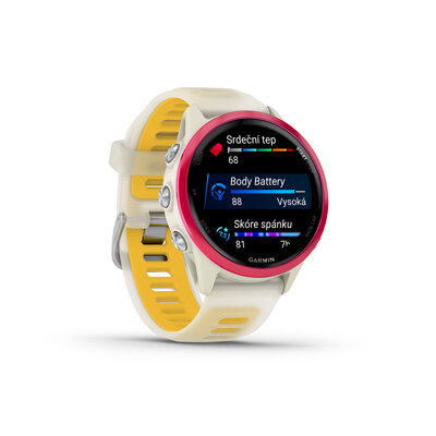 (SK) Garmin Forerunner 570 42mm, Raspberry, Bone/Mango