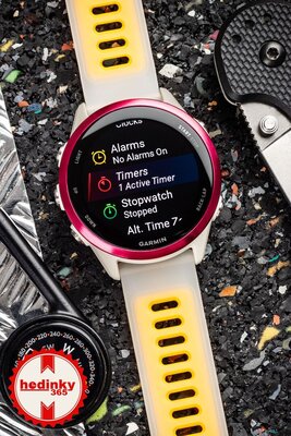(SK) Garmin Forerunner 570 42mm, Raspberry, Bone/Mango