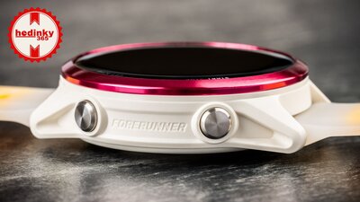 (SK) Garmin Forerunner 570 42mm, Raspberry, Bone/Mango