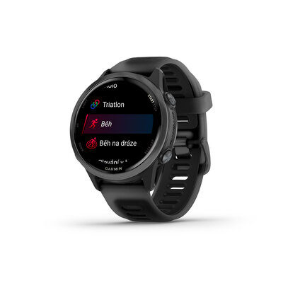 (SK) Garmin Forerunner 570 42mm, Slate Gray, Translucent Black
