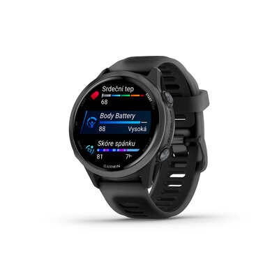 (SK) Garmin Forerunner 570 42mm, Slate Gray, Translucent Black