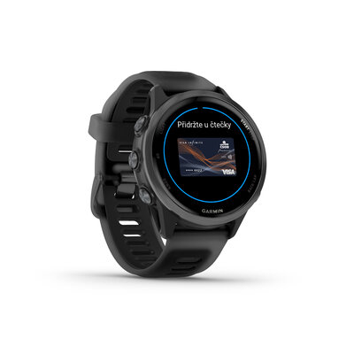 (SK) Garmin Forerunner 570 42mm, Slate Gray, Translucent Black