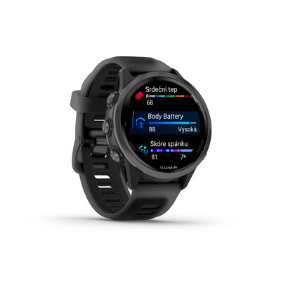 (SK) Garmin Forerunner 570 42mm, Slate Gray, Translucent Black