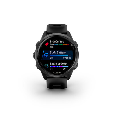 (SK) Garmin Forerunner 570 42mm, Slate Gray, Translucent Black