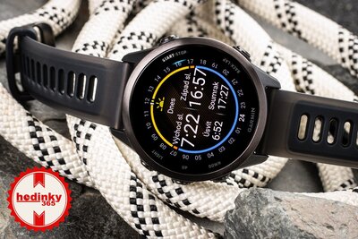 (SK) Garmin Forerunner 570 42mm, Slate Gray, Translucent Black