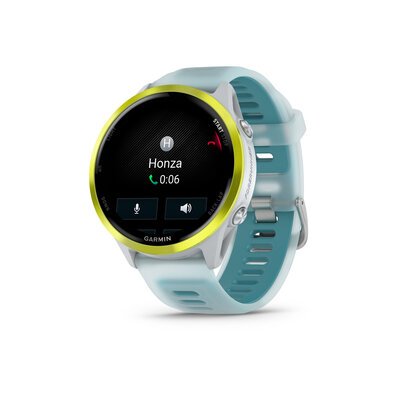 Garmin Forerunner 570 (47mm), Amp Yellow, Translucent Whitestone, Turqoise Band