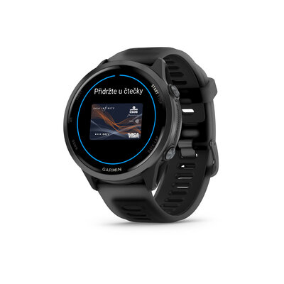 (SK) Garmin Forerunner 570 (47mm), Slate Gray, Translucent Black