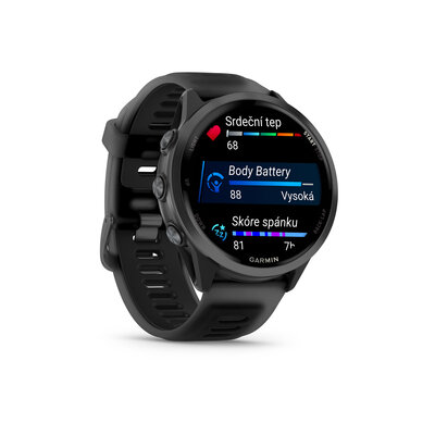 (SK) Garmin Forerunner 570 (47mm), Slate Gray, Translucent Black