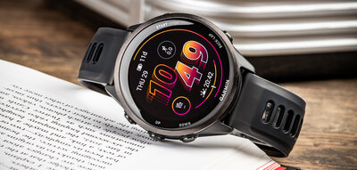 (SK) Garmin Forerunner 570 (47mm), Slate Gray, Translucent Black