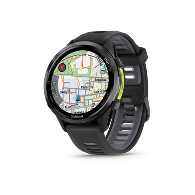 Garmin Forerunner 970 Carbon Grey DLC, Black