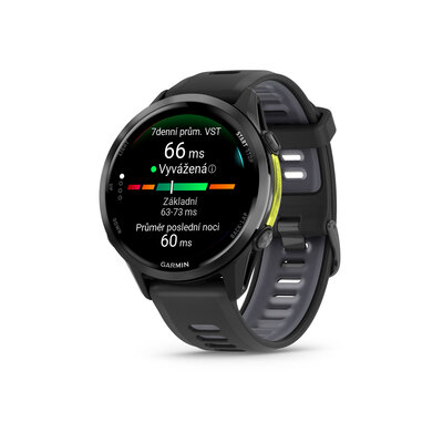 Garmin Forerunner 970 Carbon Grey DLC, Black