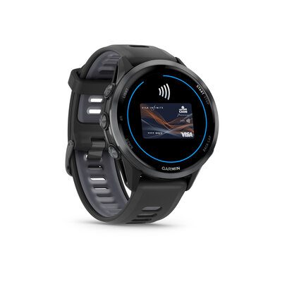 Garmin Forerunner 970 Carbon Grey DLC, Black