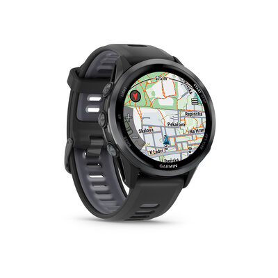 Garmin Forerunner 970 Carbon Grey DLC, Black