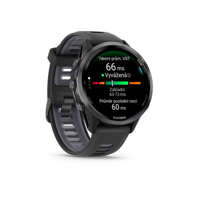 Garmin Forerunner 970 Carbon Grey DLC, Black
