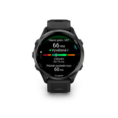 Garmin Forerunner 970 Carbon Grey DLC, Black
