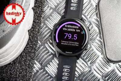 Garmin Forerunner 970 Carbon Grey DLC, Black