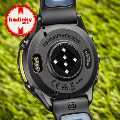 Garmin Forerunner 970 Carbon Grey DLC, Black