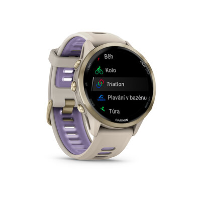 Garmin Forerunner 970, Soft Gold, French Grey, Indigo