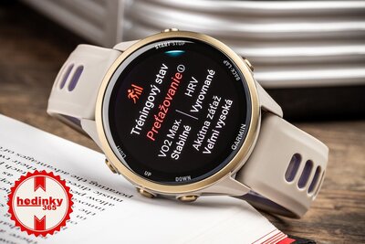 Garmin Forerunner 970, Soft Gold, French Grey, Indigo