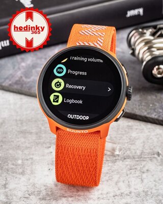 Suunto Run Coral Orange (textilný remienok)