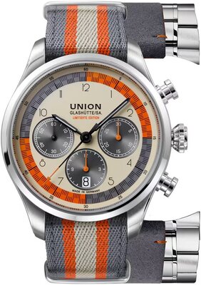 Union Glashütte Belisar Chronograph D009.427.11.392.09 Silvretta Classic Limited Edition 2025 200ks (+ náhradný remienok)