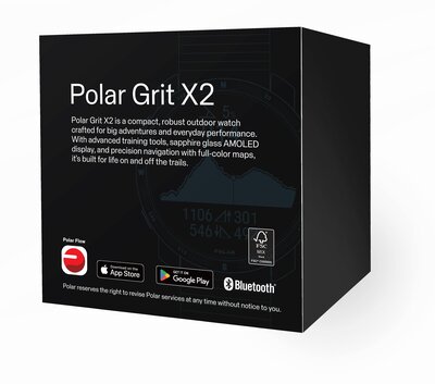 Polar Grit X2 Night Black, veľkosť S-L