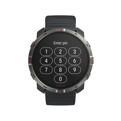 Polar Grit X2 Night Black, veľkosť S-L