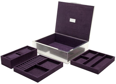 Puzdro hodiniek Wolf Silver 190001