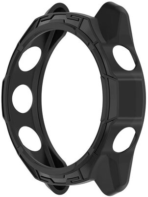 Ochranný kryt (pre Garmin Forerunner 570, 42 mm), silikónový, čierny