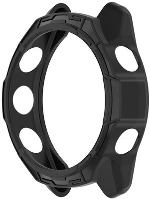 Ochranný kryt (pre Garmin Forerunner 570, 47 mm), silikónový, čierny