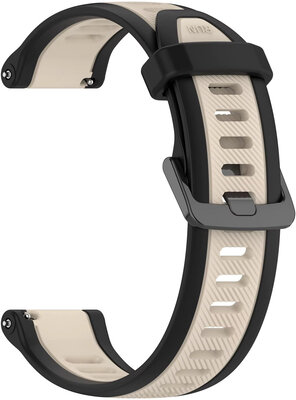 Silikónový remienok Ricardo 20 mm (Garmin Venu, Venu Sq, Venu Sq 2, Venu 2 plus atď.), béžový, Quick Release