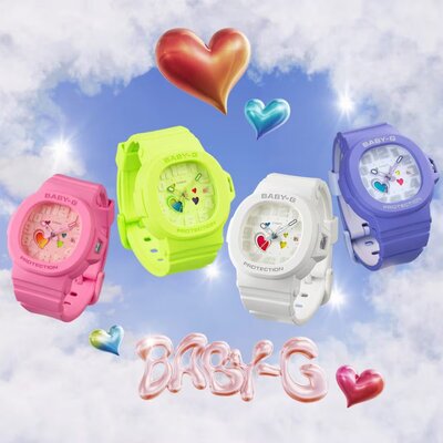 Casio Baby-G BGA-10-4AER Playful Hearts Series