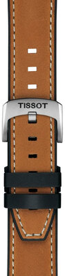 Kožený remienok Tissot T852.051.018 21mm, hnedý