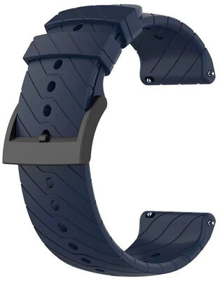 Silikónový remienok Ricardo 24mm (pro Suunto), modrý, Quick Release