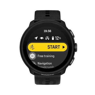 Suunto Run All Black (silikónový remienok) (rozbalené)