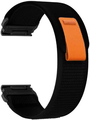 Nylonový popruh Ricardo 20mm (pro Garmin Fenix 8/7/6 (47mm), Epix 2 aj.), čierny V1, QuickFit