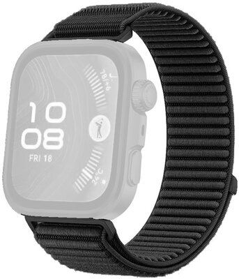 Nylonový remienok Ricardo Frabosa (pre Huawei Watch Fit 3, 4, 4 Pre, 5, 5 Pre), Black