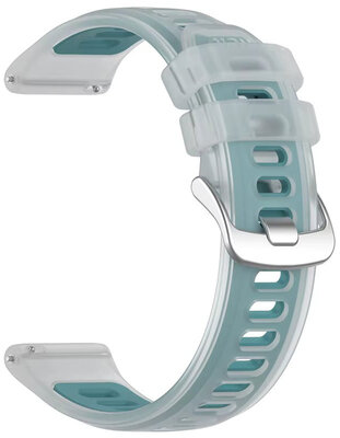Silikónový remienok Ricardo 20mm (pro Garmin Forerunner 570 (42mm) aj.), modrý, Quick Release