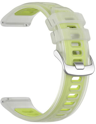 Silikónový remienok Ricardo 20mm (pro Garmin Forerunner 570 (42mm) aj.), žltý, Quick Release