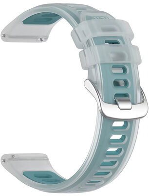Silikónový remienok Ricardo 22mm (pro Garmin Forerunner 570 (47mm) aj.), modrý, Quick Release