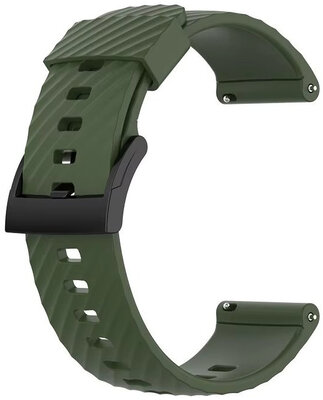 Silikónový remienok Ricardo 24mm (pro Garmin Venu X1), zelený, Quick Release