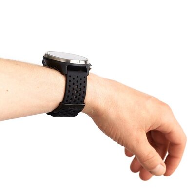Silikónový remienok Suunto 24mm (pro Suunto Spartan Sport, Spartan Sport Wrist HR/Baro, Suunto 7, Suunto 9, Suunto 9 Baro), čierny