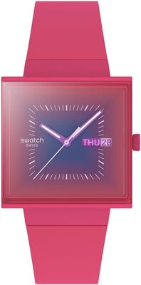 Swatch Squarely Berry SO34R700