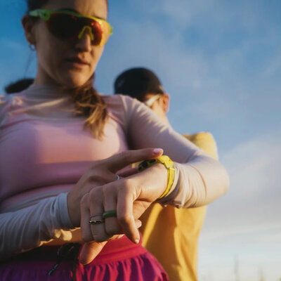 Textilný remienok Suunto 22mm, žltý, veľkosť S/M + M/L