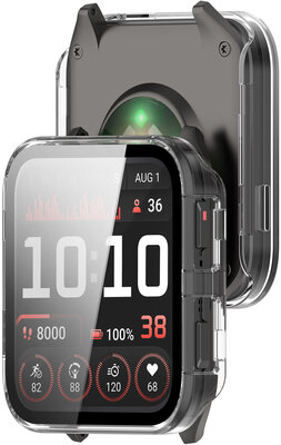 Ochranný kryt (pro Garmin Venu X1), plastový, priehľadný + sklíčko